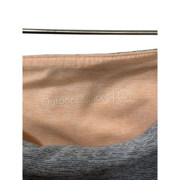 Outdoor Voices Color-Blocked Leggings Gray & Peach Womens S Lightweight NWT Acti - Picture 5 of 6